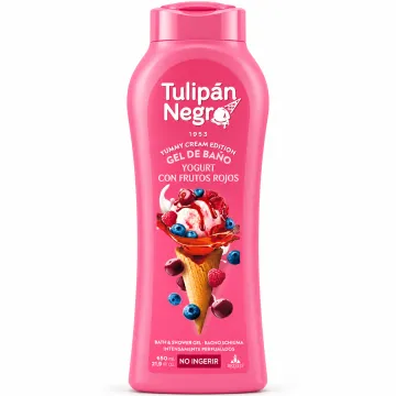 Гель для душу Tulipan Negro Yummy Cream Yogurt con Frutos Rojos (Ягідний йогурт), 650 мл