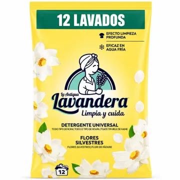 Пральний порошок Lavandera Flores Silvestres універсальний з ароматом польових квітів, 660 г (12 прань)