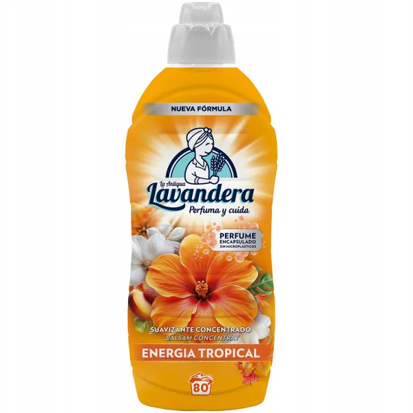 Кондиціонер для білизни Lavandera Energia Tropical, 1.76 л (80 прань)