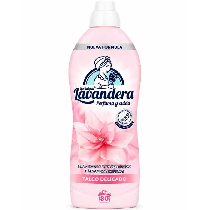 Кондиціонер для білизни Lavandera Talco Delicado Ніжний тальк, 1.6 л (80 прань)