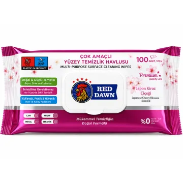 Вологі серветки для прибирання Red Dawn Cherry Blossom, 100 шт