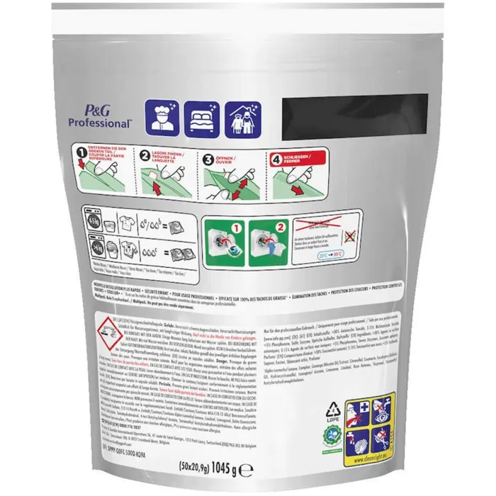 Капсули для прання кольорових речей Ariel Professional All-in-1 Pods Color+, 50 шт