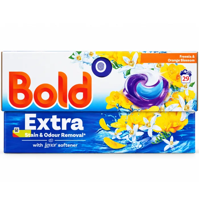 Капсули для прання Bold Extra Freesia & Orange Blossom, 29 шт