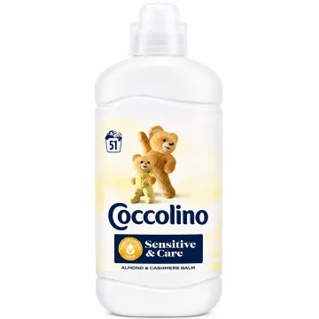 Кондиціонер для білизни Coccolino Sensitive & Care Almond & Cashmere Balm, 1.275 л (51 прання)