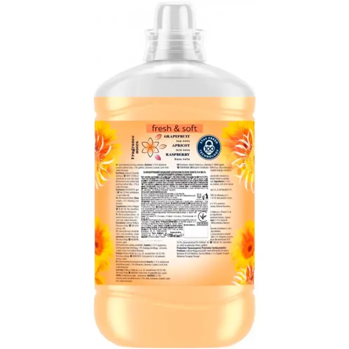Кондиціонер для білизни Coccolino Orange Rush, 1.7 л (68 прань)