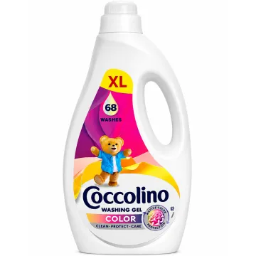 Гель для прання кольорових речей Coccolino Care Color, 2.72 л (68 прань)
