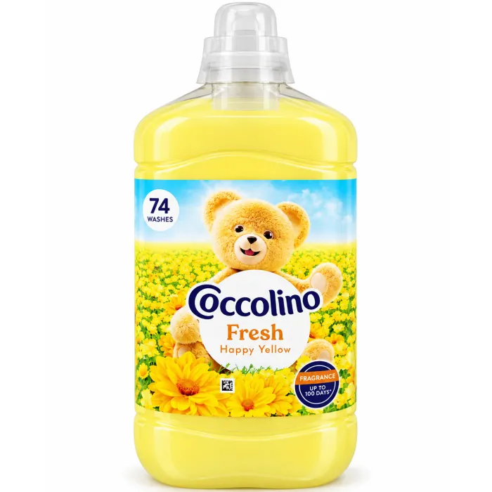 Кондиціонер для білизни Coccolino Fresh Happy Yellow, 1.702 л (74 прання)