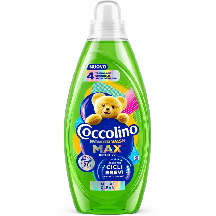 Гель для швидкого прання Coccolino Active Clean, 1.48 л (37 прань)