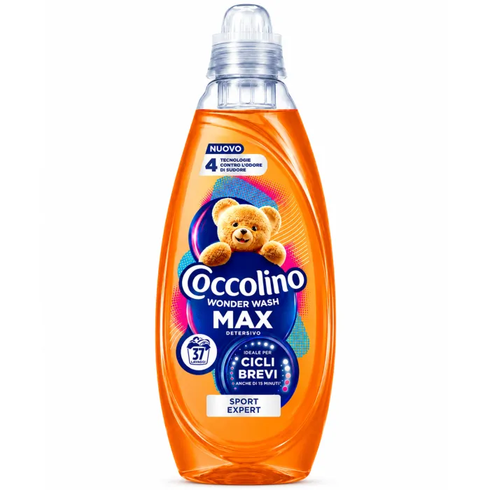 Гель для швидкого прання Coccolino Wonder Wash MAX Sport Expert, 1.48 л (37 прань)
