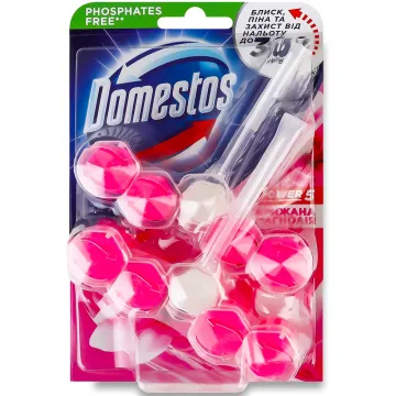 Блок для унітазу Domestos Power 5 Крижана магнолія, 2х55 г