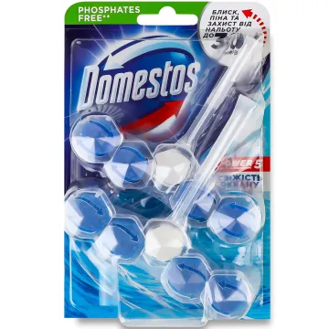 Блок для унітазу Domestos Power 5 Свіжість океану, 2х55 г