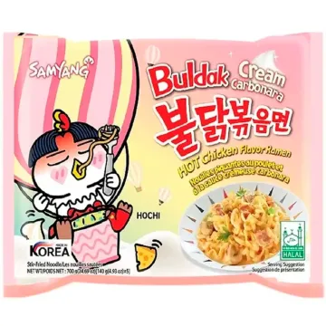 Локшина швидкого приготування Buldak Cream Carbonara, 130 г