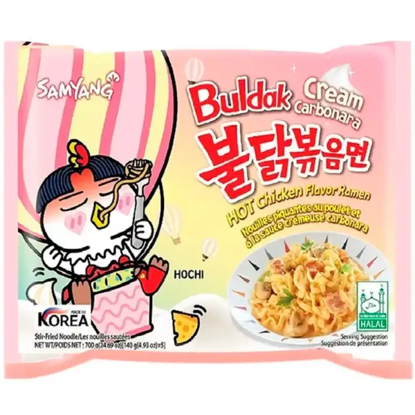 Локшина швидкого приготування Buldak Cream Carbonara, 130 г