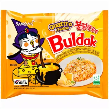 Локшина швидкого приготування Buldak Quattro Cheese, 145 г