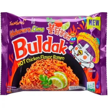 Локшина швидкого приготування Buldak Habanero Lime, 135 г