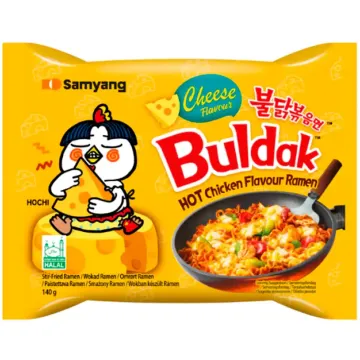 Локшина швидкого приготування Buldak Cheese, 140 г