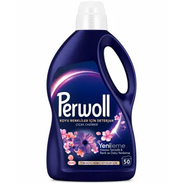 Гель для прання темних і чорних речей Perwoll Dark Bloom, 2.75 л (50 прань)