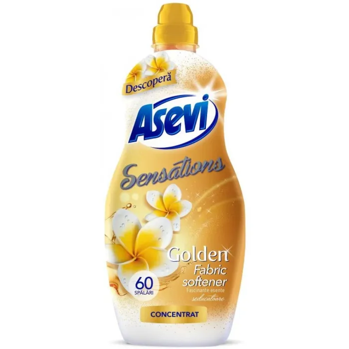 Кондиціонер для білизни Asevi Sensations Golden, 1,44 л (60 прань)