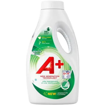 Гель для прання білих речей A+ White, 880 мл (22 прання)