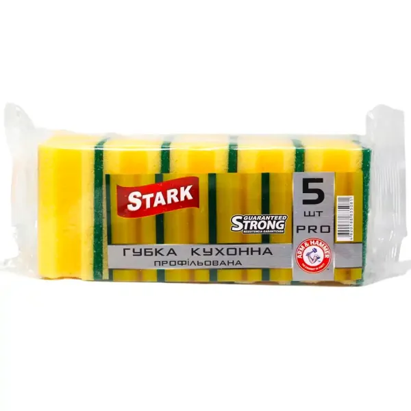 Губки кухонні профільовані Stark, 5 шт