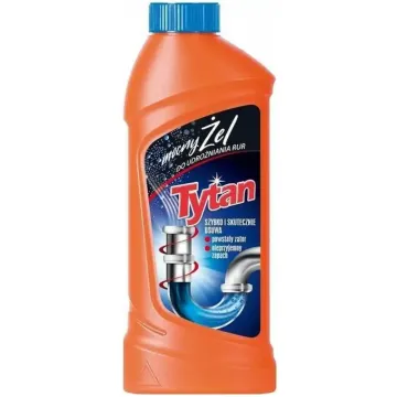 Гелевий засіб для прочистки труб Tytan, 500 мл
