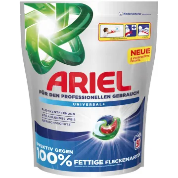 Капсули для прання універсальні Ariel Professional Universal Plus, 50 шт