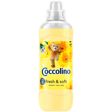 Кондиціонер для білизни Coccolino Happy Yellow, 975 мл (39 прань)