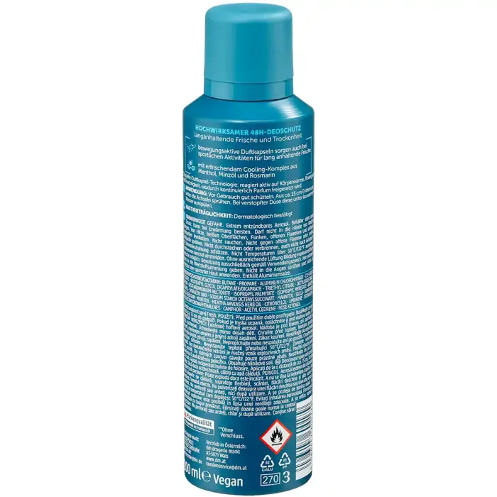 Чоловічий антиперспірант Balea Men Fresh, 200 мл