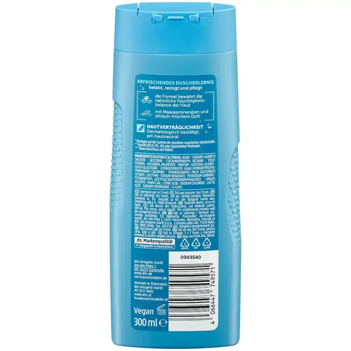 Гель для душу чоловічий Balea Men 3in1 Fresh, 300 мл