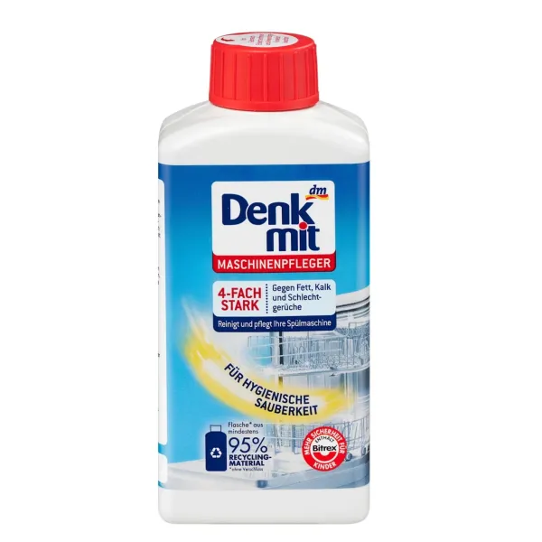 Засіб від накипу та жиру для посудомийної машини Denkmit, 250 мл