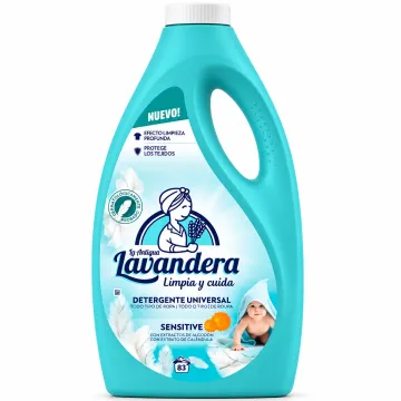 Гель для прання дитячого одягу Lavandera Sensitive 2.49 л (83 прання)