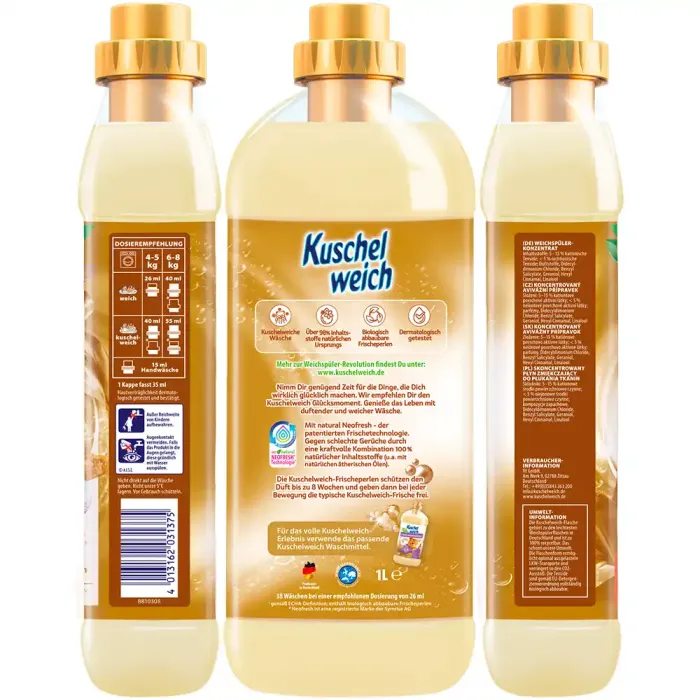 Кондиціонер для білизни Kuschelweich Glücksmoment, 1 л (38 прань)