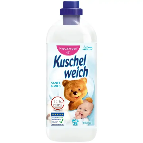 Кондиціонер для білизни Kuschelweich Saft & Mild, 38 прань (1 л)