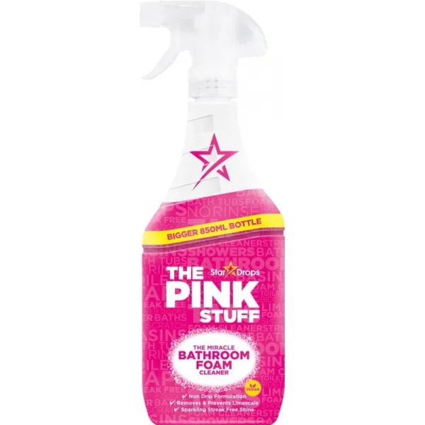 Спрей-піна для ванної кімнати The Pink Stuff Bathroom Cleaner, 850 мл