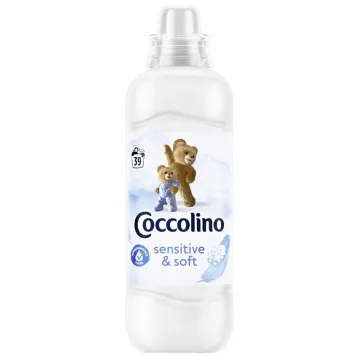 Кондиціонер для дитячої білизни Coccolino Sensitive & Soft, 975 мл (39 прань)