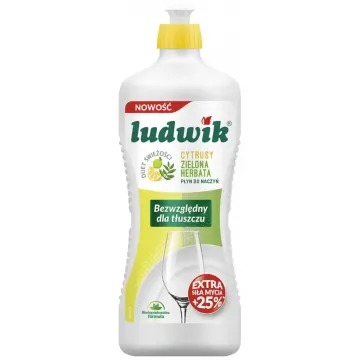 Засіб для миття посуду Ludwik Цитрус і Зелений Чай, 900 мл