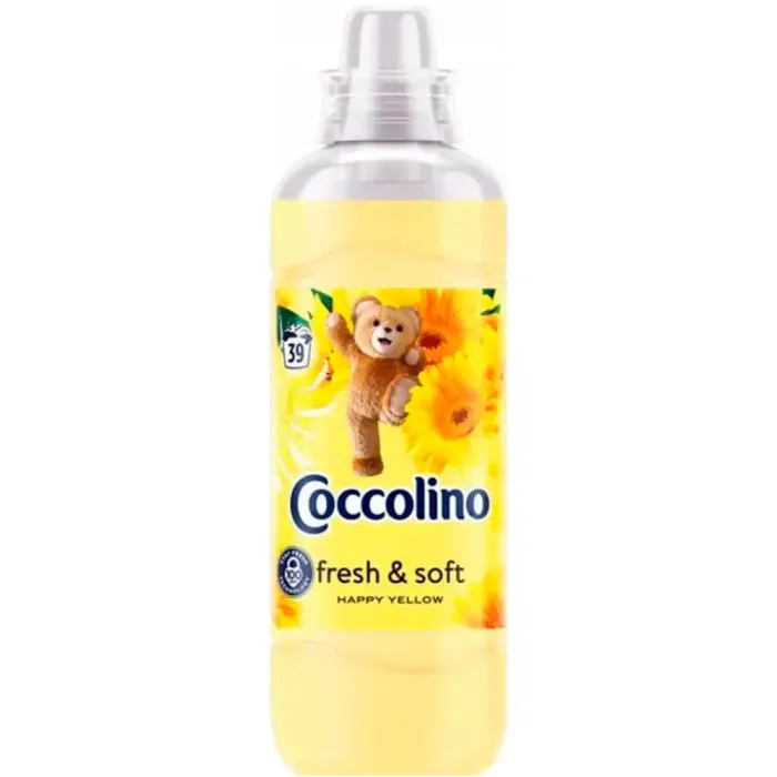 Кондиціонер для білизни Coccolino Happy Yellow, 975 мл (39 прань)