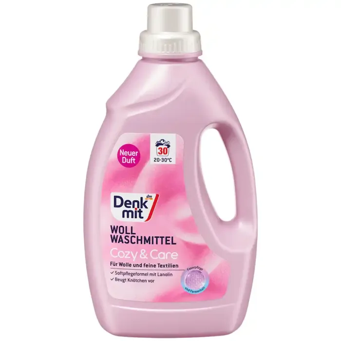 Гель для прання вовни Denkmit Cozy & Care 1.5 л (30 прань)