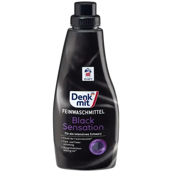 Гель для прання Denkmit Black Sensation, 40 прань (1 л)