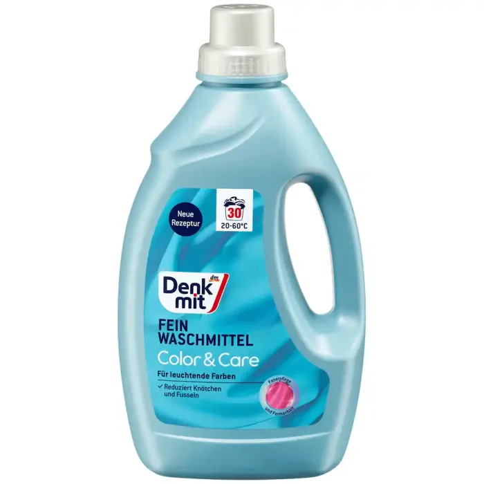 Гель для прання кольорових тканин Denkmit Color & Care 1.5 л (30 прань)
