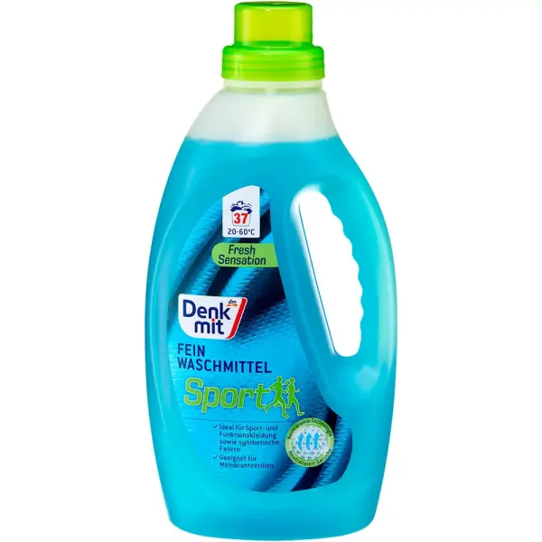 Гель для прання спортивного одягу Denkmit Fresh Sensation 1.5 л (37 прань)