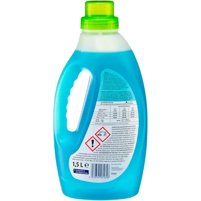 Гель для прання спортивного одягу Denkmit Fresh Sensation 1.5 л (37 прань)