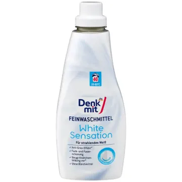 Гель для прання білих речей Denkmit White Sensation 1 л (40 прань)