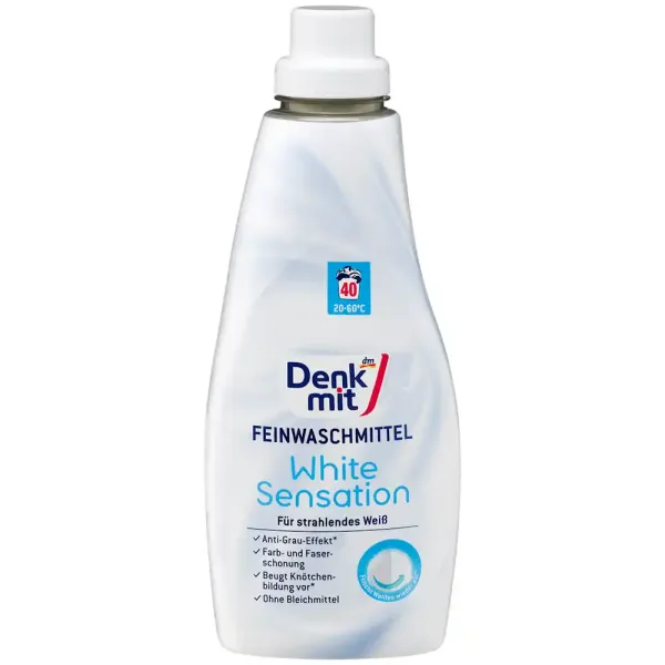 Гель для прання Denkmit White Sensation, 40 прань (1 л)