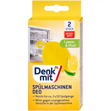 Освіжувач для посудомийної машини Denkmit Lemon & Mint (Лимон та М'ята), 2 шт