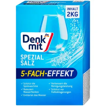 Сіль для посудомийних машин Denkmit Spezialsalz, 2 кг