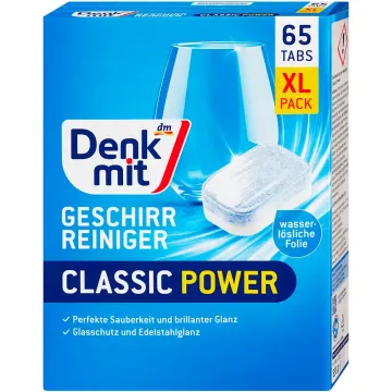 Таблетки для посудомийної машини Denkmit Classic Power, 65 шт