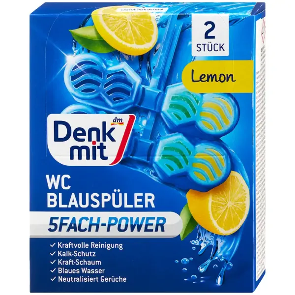 Підвісний блок для унітазу Denkmit Lemon, 2 шт