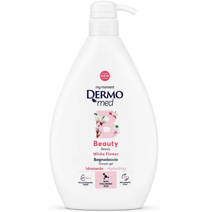 Гель для душу Dermomed Beauty White Flower, 1 л