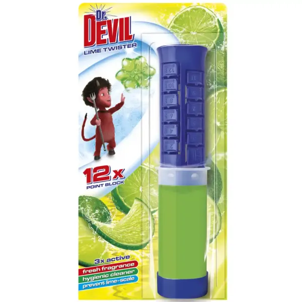 Гелевий шприц для унітазу Dr. Devil - Лаймовий твістер (75 мл)